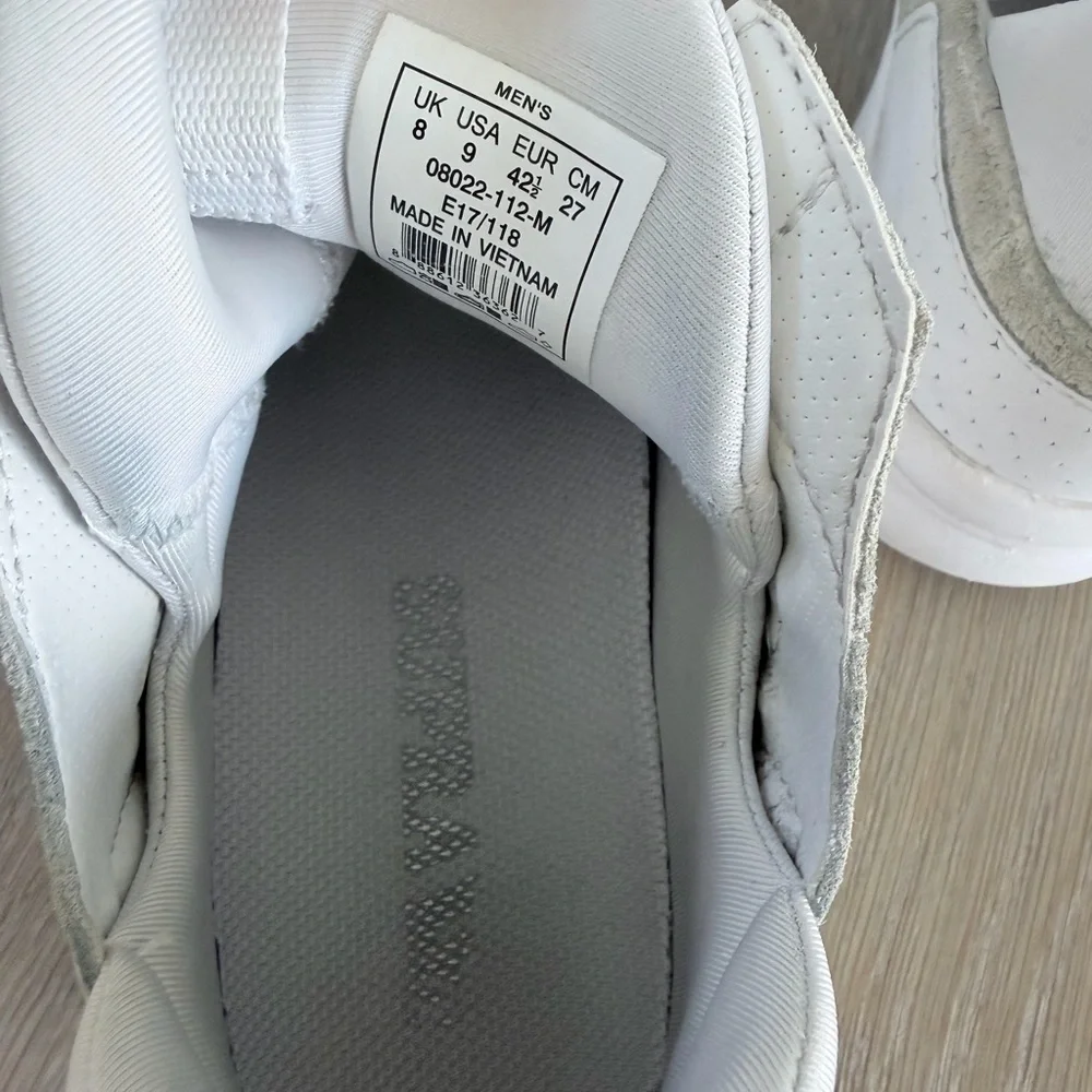 Stylish Y2K Supra White Men's Sneakers size 9